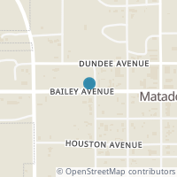Map location of 1001 Bailey Ave, Matador TX 79244