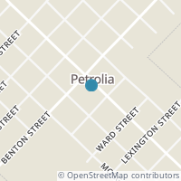 Map location of 114 Central, Petrolia TX 76377