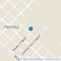 Map location of 217 Prairie, Petrolia TX 76377