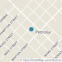 Map location of 108 Belmont, Petrolia TX 76377