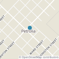 Map location of 105 Central, Petrolia TX 76377