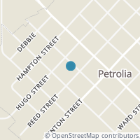Map location of 205 Belmont, Petrolia TX 76377