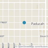Map location of 904 12Th St, Paducah TX 79248