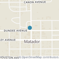 Map location of 817 Dundee Ave, Matador TX 79244