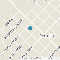 Map location of 204 Belmont, Petrolia TX 76377