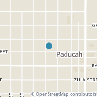 Map location of 813 12Th St, Paducah TX 79248