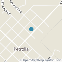 Map location of 303 W Benton St, Petrolia TX 76377