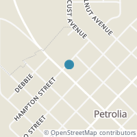 Map location of 308 Central, Petrolia TX 76377