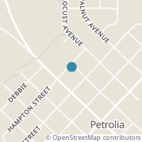 Map location of 309 Prairie, Petrolia TX 76377