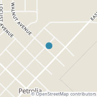 Map location of 106 Walnut Ave, Petrolia TX 76377