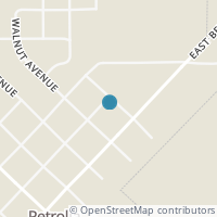 Map location of 410 Reed St, Petrolia TX 76377