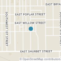 Map location of 301 Spruce, Lockney TX 79241