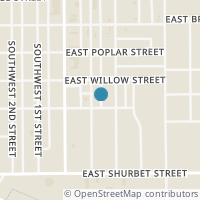 Map location of 203 Spruce, Lockney TX 79241