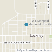 Map location of 202 Washington, Lockney TX 79241