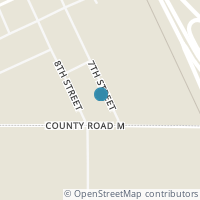 Map location of 1511 8Th St, Hartley TX 79044