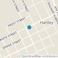 Map location of 905 8Th St, Hartley TX 79044
