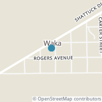 Map location of 407 Pearson, Waka TX 79093