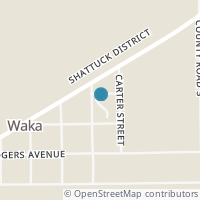 Map location of 203 Fuller St, Waka TX 79093