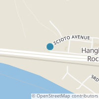 Map location of 100 Main St, Hanging Rock OH 45638