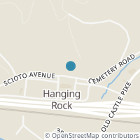 Map location of 410 Scioto Ave, Hanging Rock OH 45638