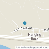 Map location of 230 Scioto Ave, Hanging Rock OH 45638