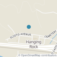 Map location of 332 Scioto Ave, Hanging Rock OH 45638