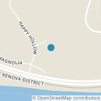 Map location of 101 Magnolia Ln, Ironton OH 45638