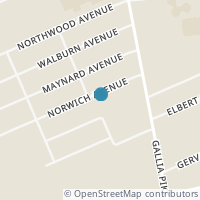 Map location of 466 Norwich Ave #A, Franklin Furnace OH 45629