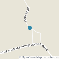 Map location of 115 Scott Ave, Franklin Furnace OH 45629
