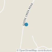 Map location of Goose Creek Rd, Franklin Furnace OH 45629