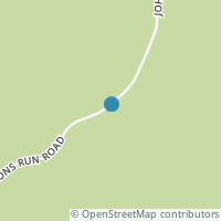 Map location of 1260 Johnson Run Rd, Stout OH 45684