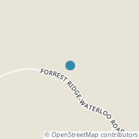 Map location of 1021 County Road 210, Waterloo OH 45688