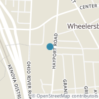 Map location of 8237 Hayport Rd, Wheelersburg OH 45694
