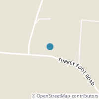 Map location of 1775 Turkey Foot Rd, Wheelersburg OH 45694