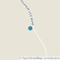 Map location of 801 Sulpher Lick Rd, West Portsmouth OH 45663