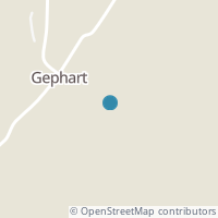 Map location of 1458 Gephart Rd, Wheelersburg OH 45694