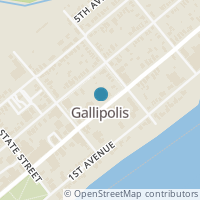 Map location of 534 2Nd Ave, Gallipolis OH 45631