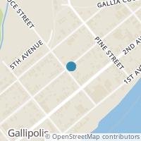 Map location of 705 3Rd Ave, Gallipolis OH 45631