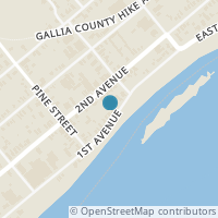 Map location of 842 1St Ave, Gallipolis OH 45631