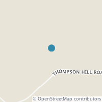 Map location of 857 Thompson Hill Rd, Otway OH 45657