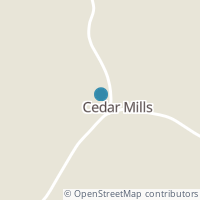 Map location of 35 Cedar Mills Rd, Blue Creek OH 45616