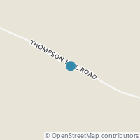 Map location of 2006 Thompson Hill Rd, Otway OH 45657