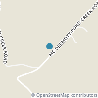 Map location of 1245 Mcdermott Pond Creek Rd, Mc Dermott OH 45652