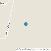 Map location of 187 Knox Rd, Blue Creek OH 45616