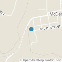 Map location of 100 Crawford St, Mc Dermott OH 45652