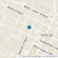 Map location of 605 Walnut St, Felicity OH 45120