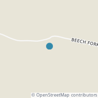 Map location of 6376 Beech Fork Rd, Otway OH 45657