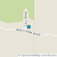 Map location of 4980 Beech Fork Rd, Otway OH 45657
