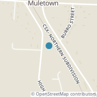 Map location of 908 High St, Minford OH 45653
