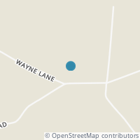 Map location of 1210 Cherry Ridge Rd, Thurman OH 45685